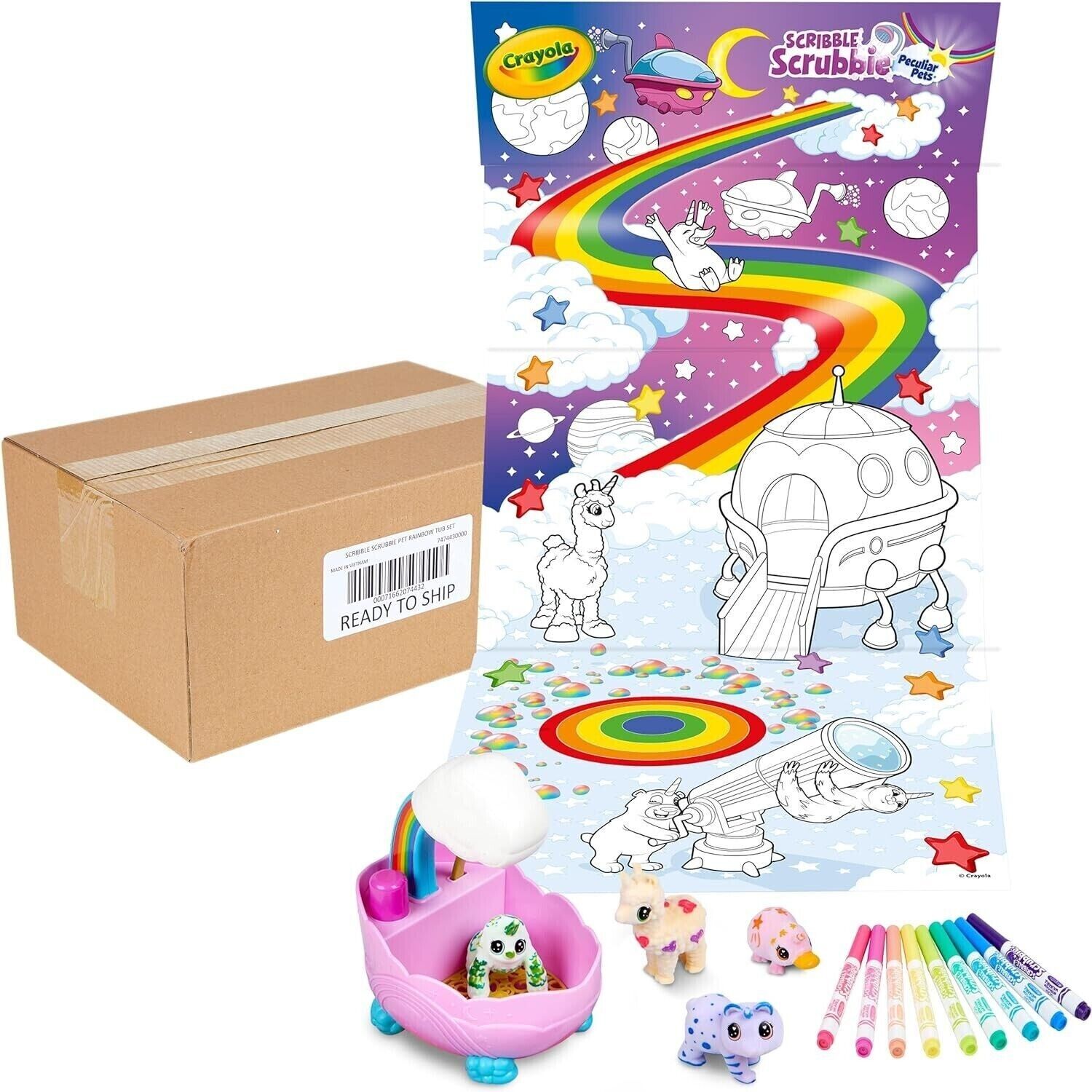 Crayola Scribble Scrubbie Peculiar Pets Set 74-7443