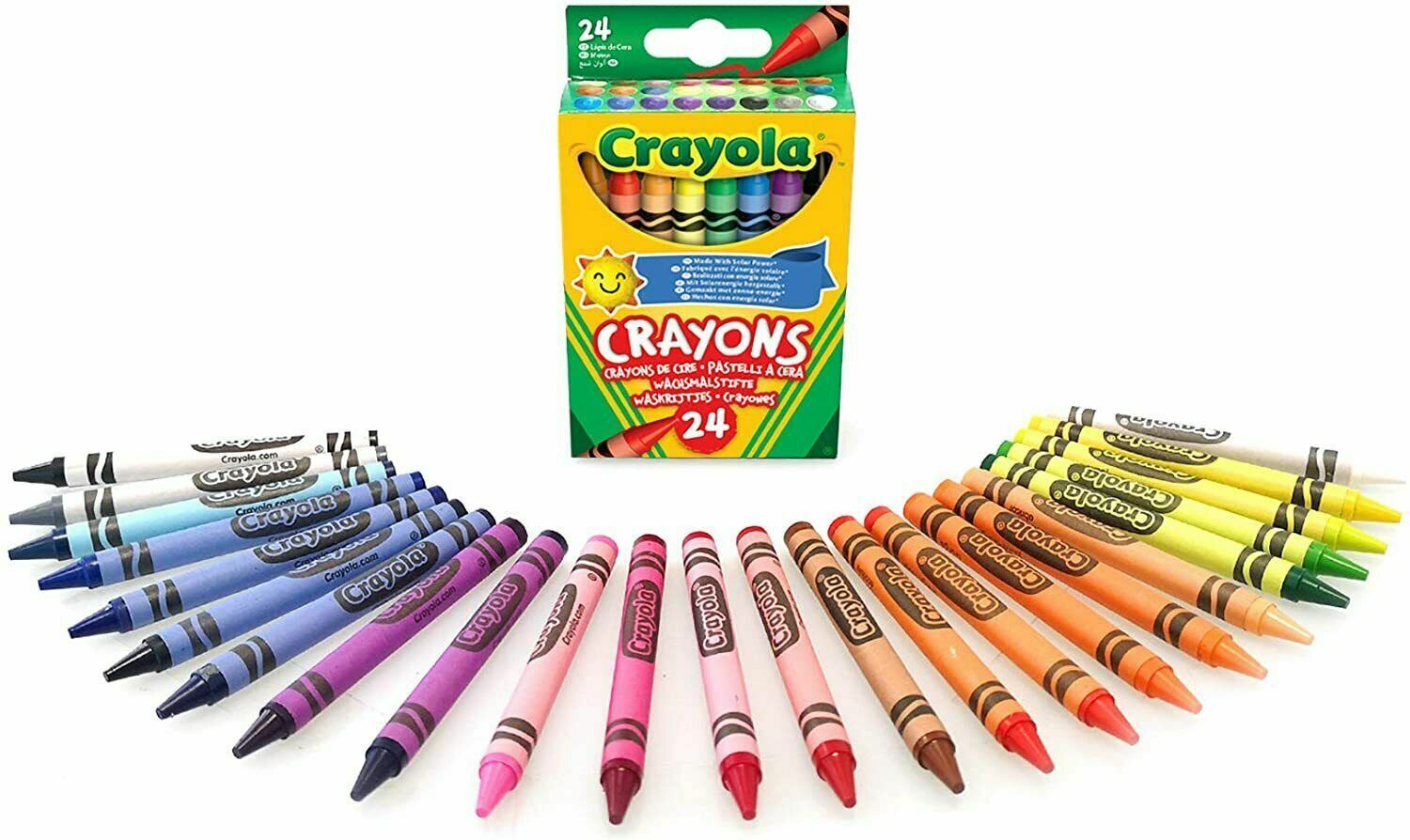 Crayola Classic Wax Crayons 24 Colors Pack 52-3024