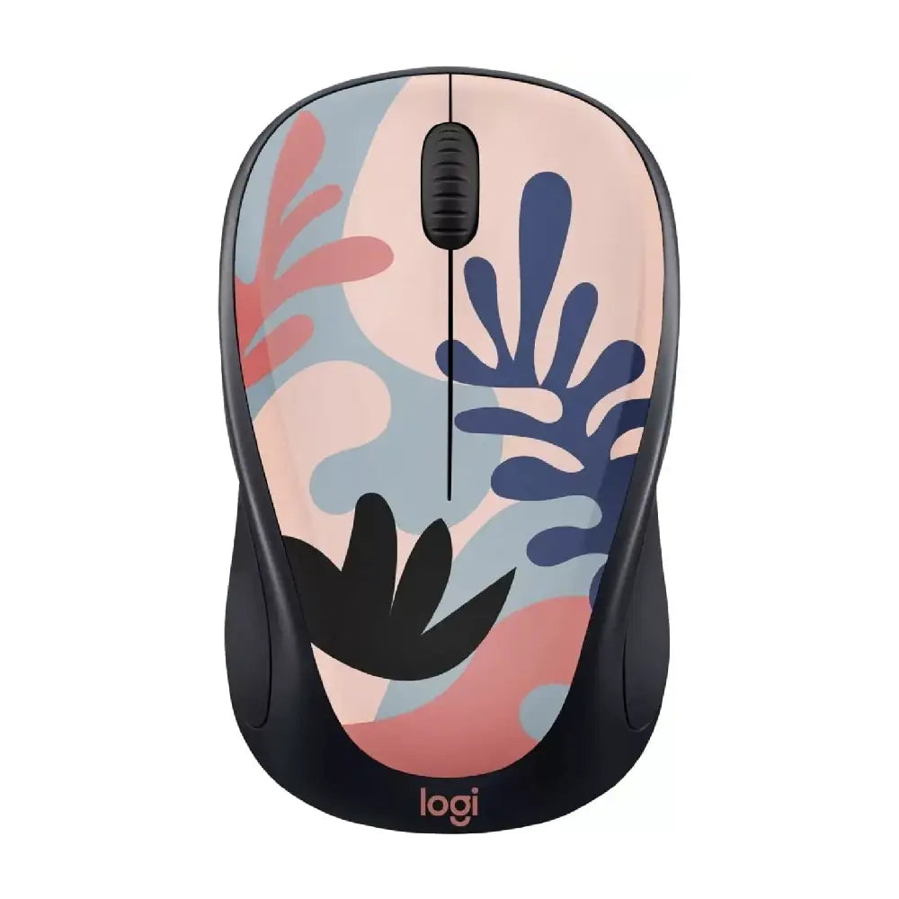 Logitech Design Collection Wireless Mouse - Coral Reef 910-006615