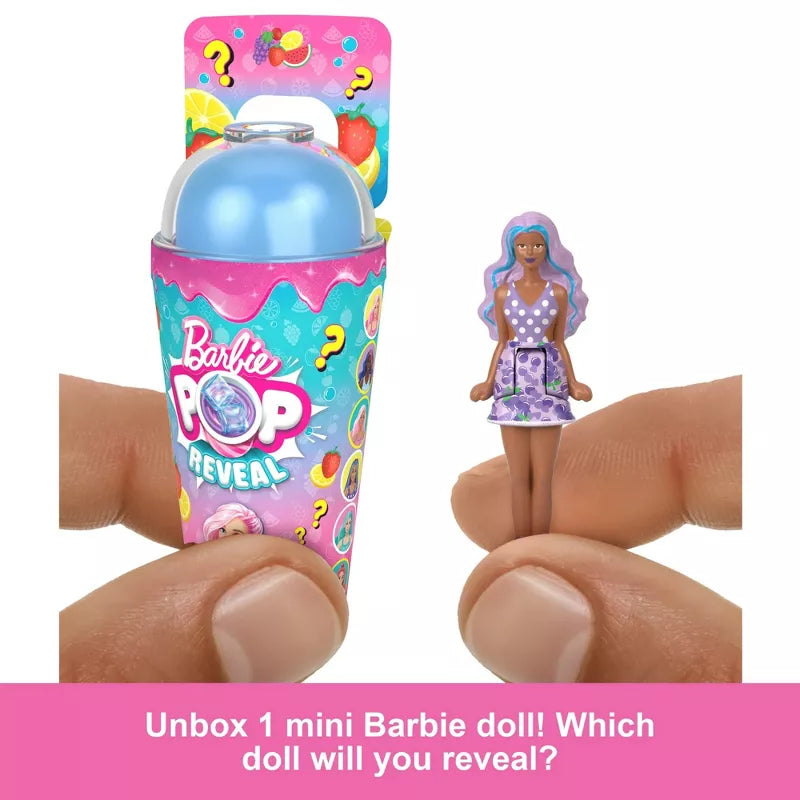Barbie Mini BarbieLand Pop Reveal Dolls, 1.5-inch Doll with Surprise Sensory Reveal (Styles May Vary) thumbnail