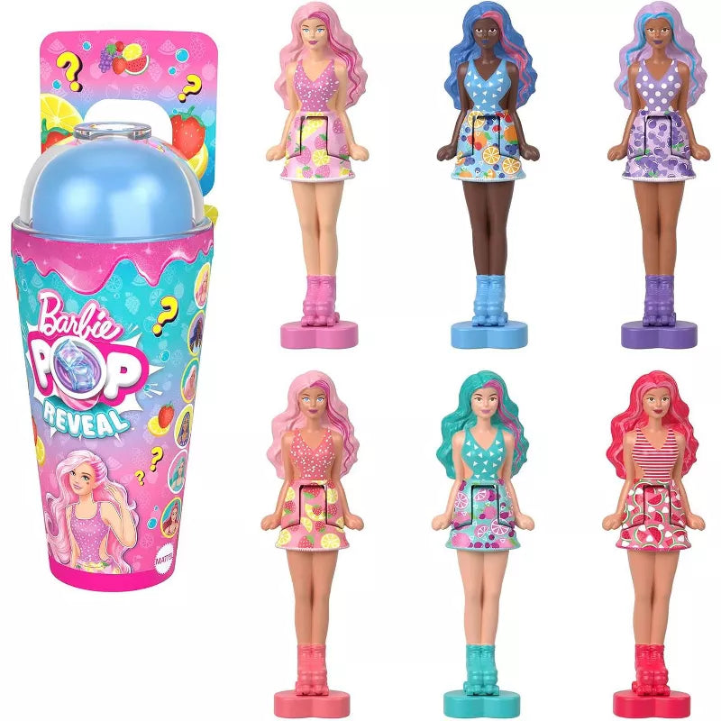 Barbie Mini BarbieLand Pop Reveal Dolls, 1.5-inch Doll with Surprise Sensory Reveal (Styles May Vary)