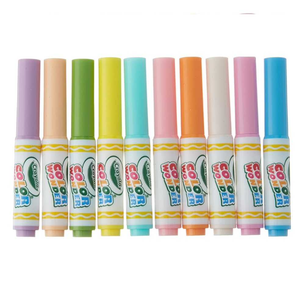 Crayola Color Wonder Markers Mess Free Pastel Mini Markers 75-2279