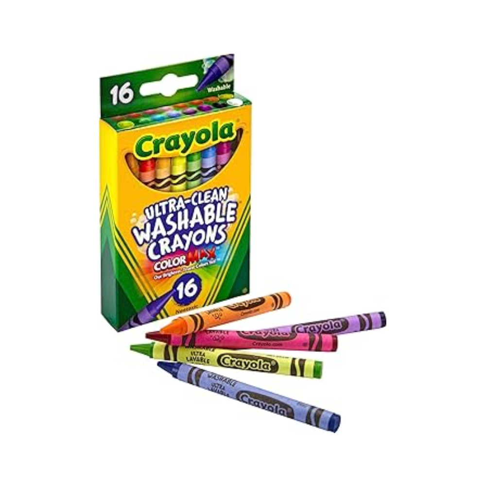 Crayola UltraClean Crayons Large Washable 16ct 52-3281