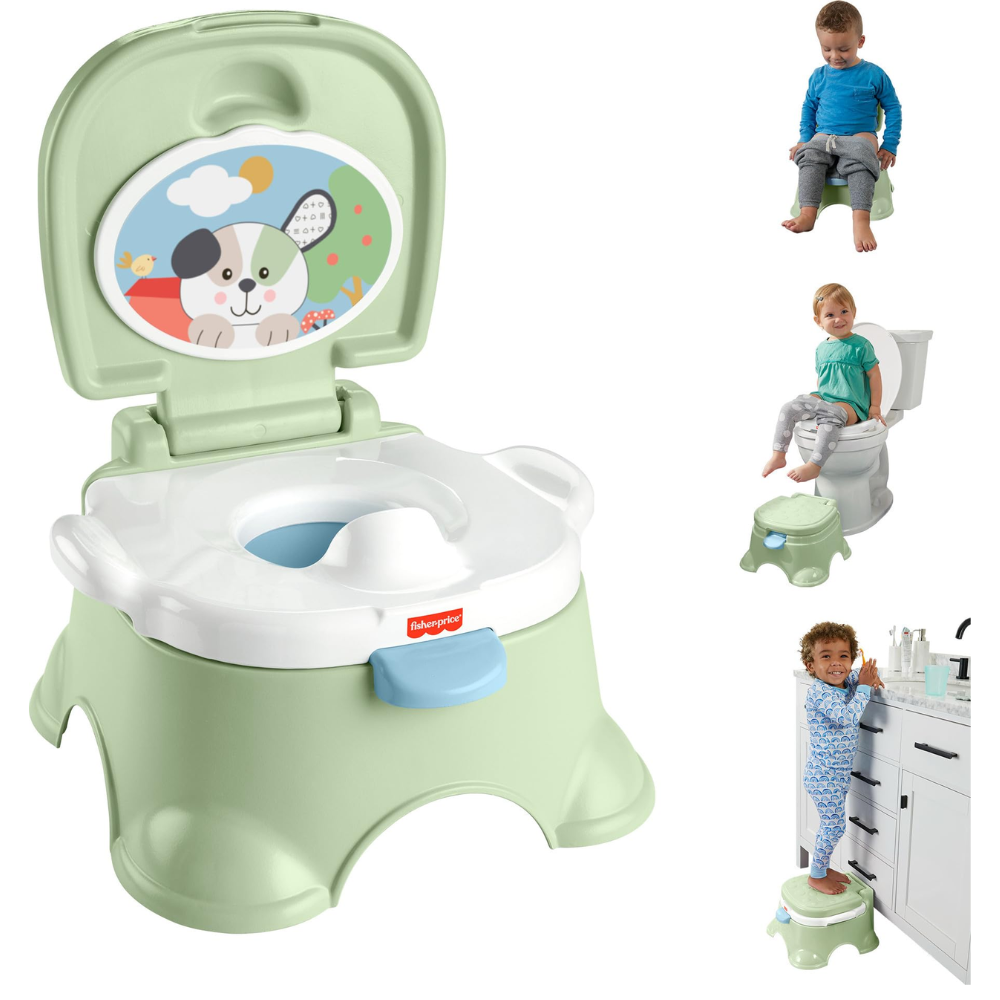 Fisher-Price Toddler Toilet 3-in-1 Puppy Perfection Potty Training Seat