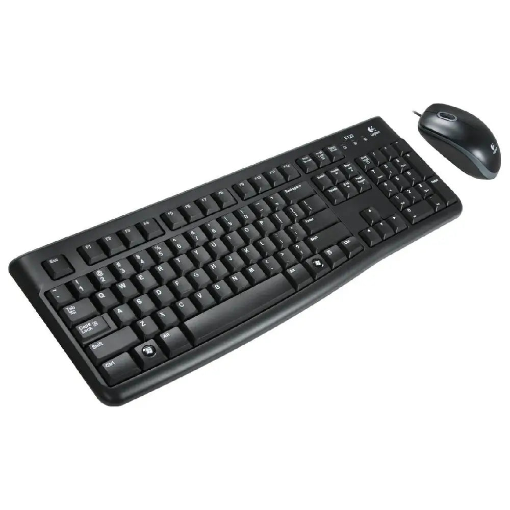 Logitech Corded Keyboard and Mouse Combo MK120