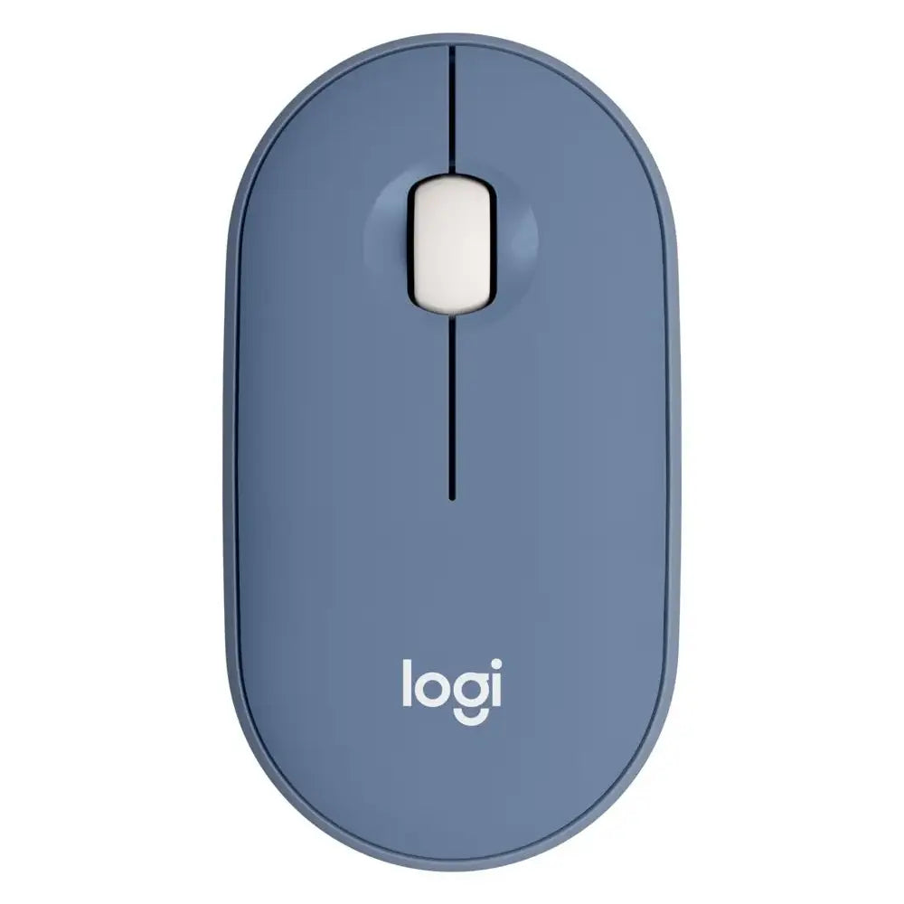 Logitech Pebble Wireless Mouse Bluetooth Blueberry 910-007081