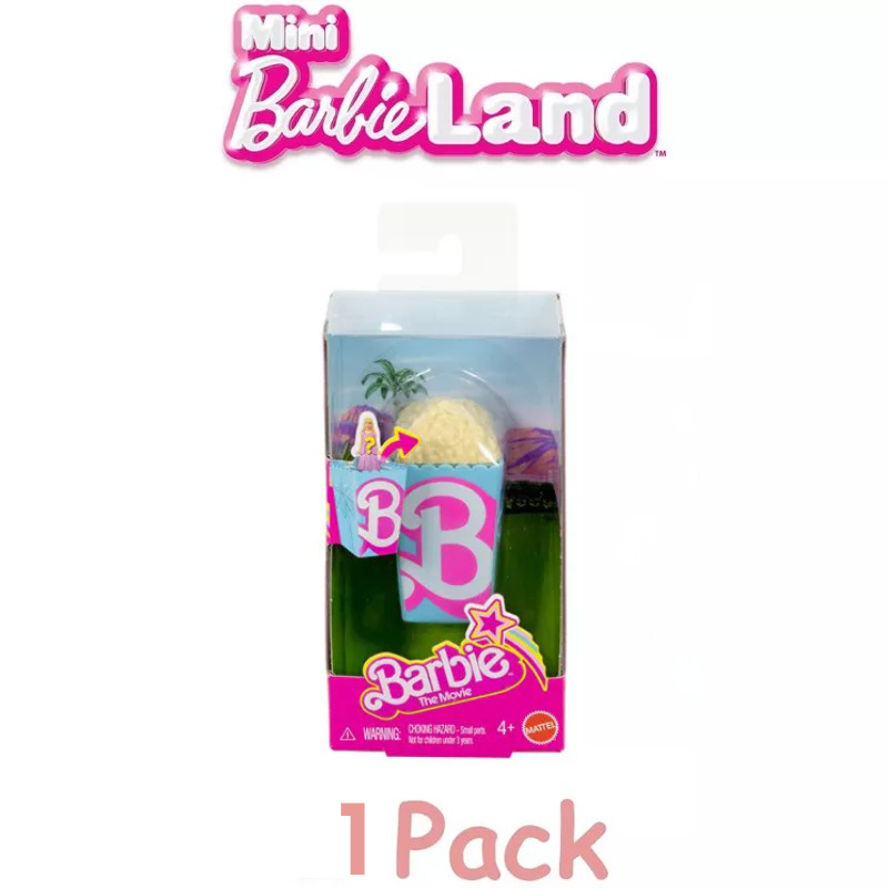 Mattel Barbie The Movie Mini BarbieLand Dolls Popcorn / Soda – Barbie Collection