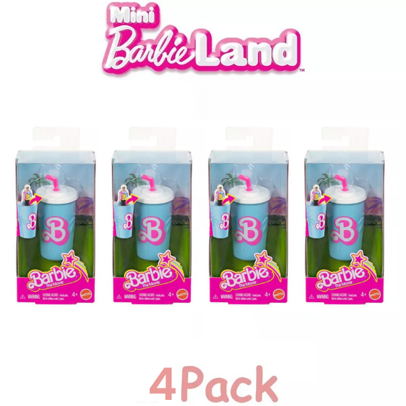 Mattel Barbie The Movie Mini BarbieLand Dolls Popcorn / Soda – Barbie Collection thumbnail