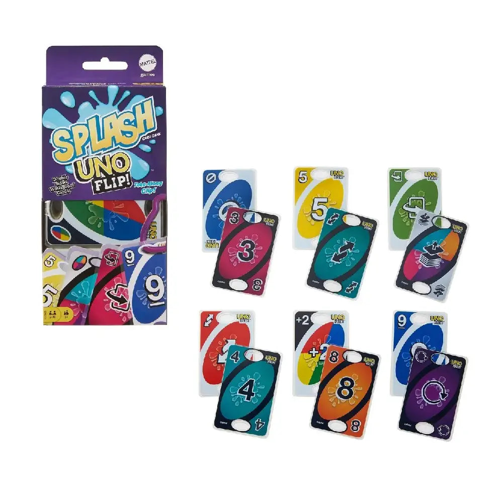 Mattel Games UNO Flip! Splash Card Game GXD74