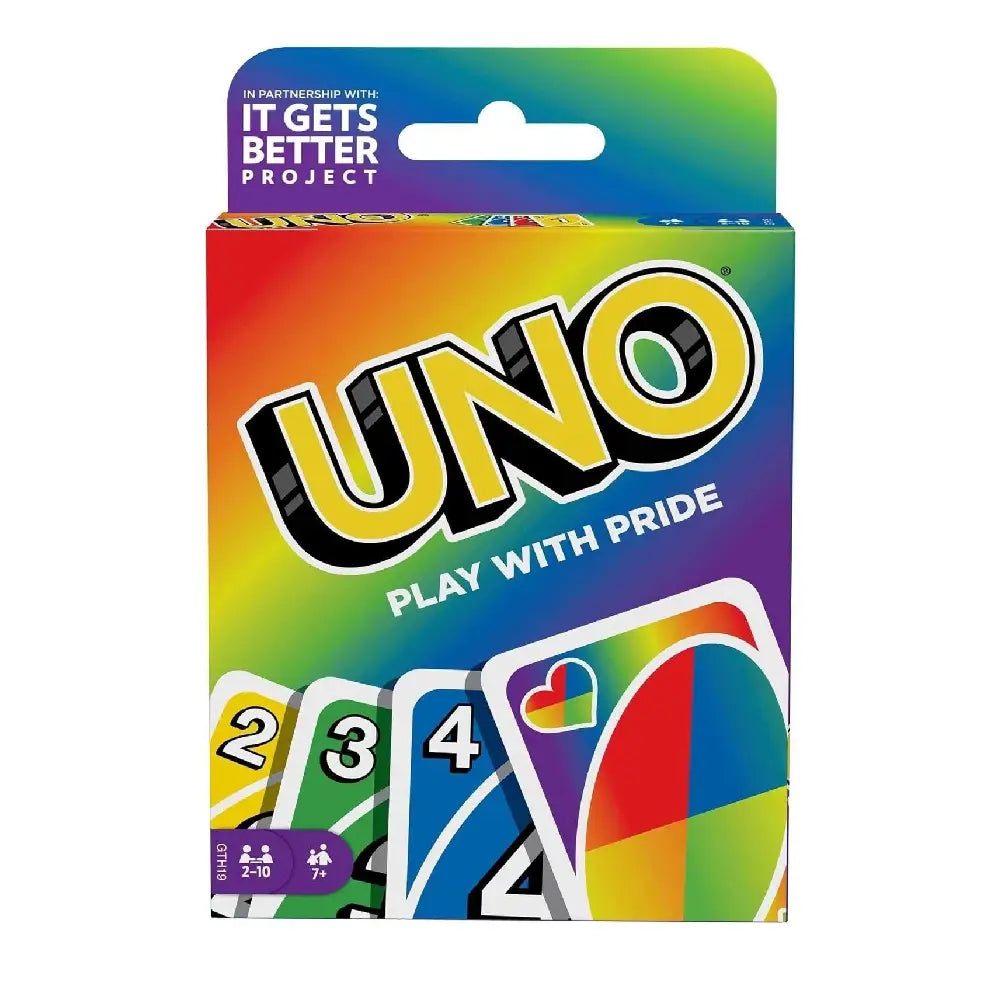Mattel Games UNO Play with Pride Card Game GTH19