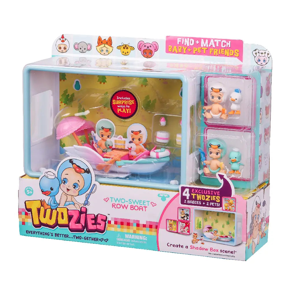 Twozies Two Sweet Row Boat 57016