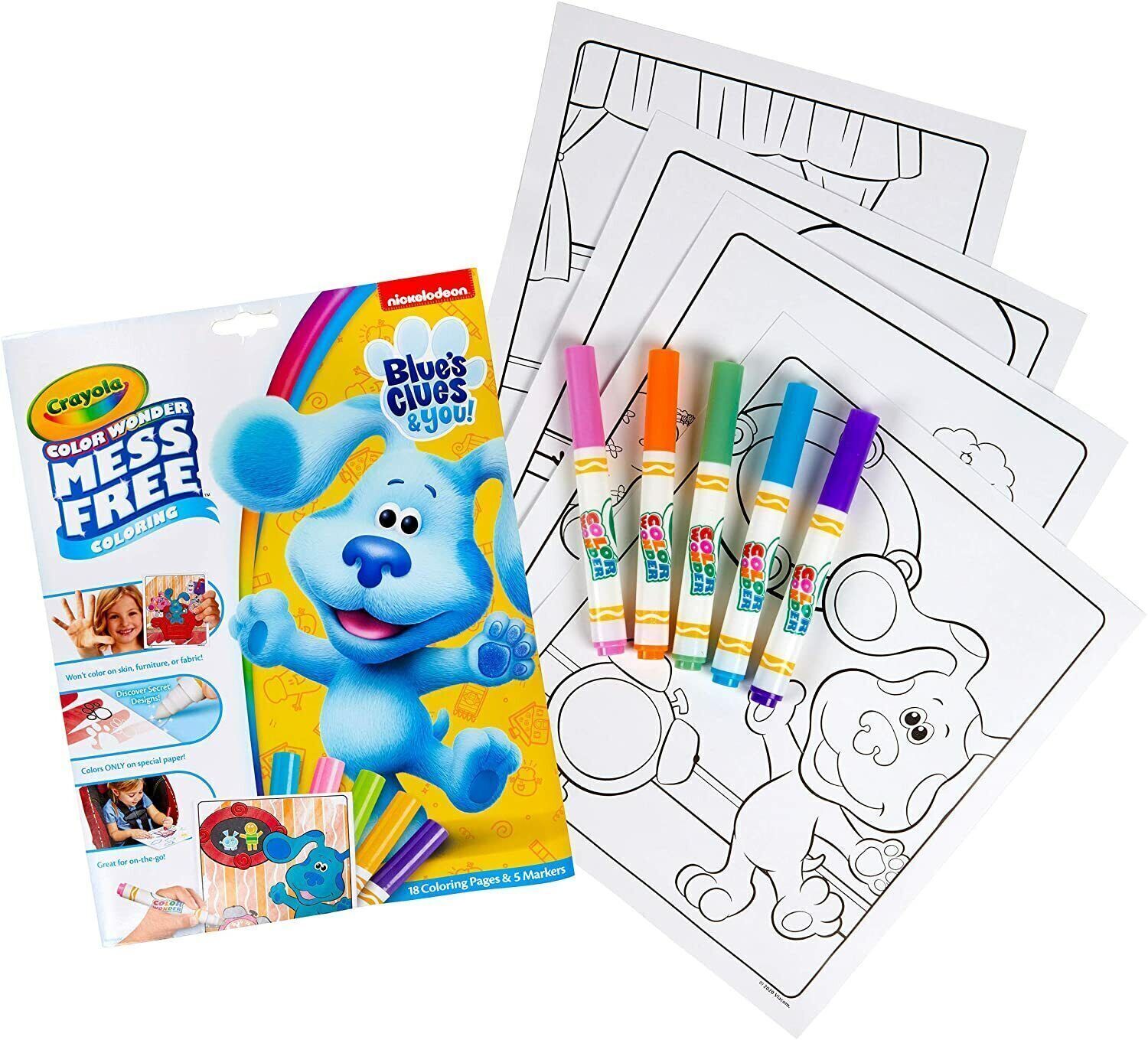 Crayola Color Wonder Blues Clues & You! Mess Free Coloring Pages thumbnail