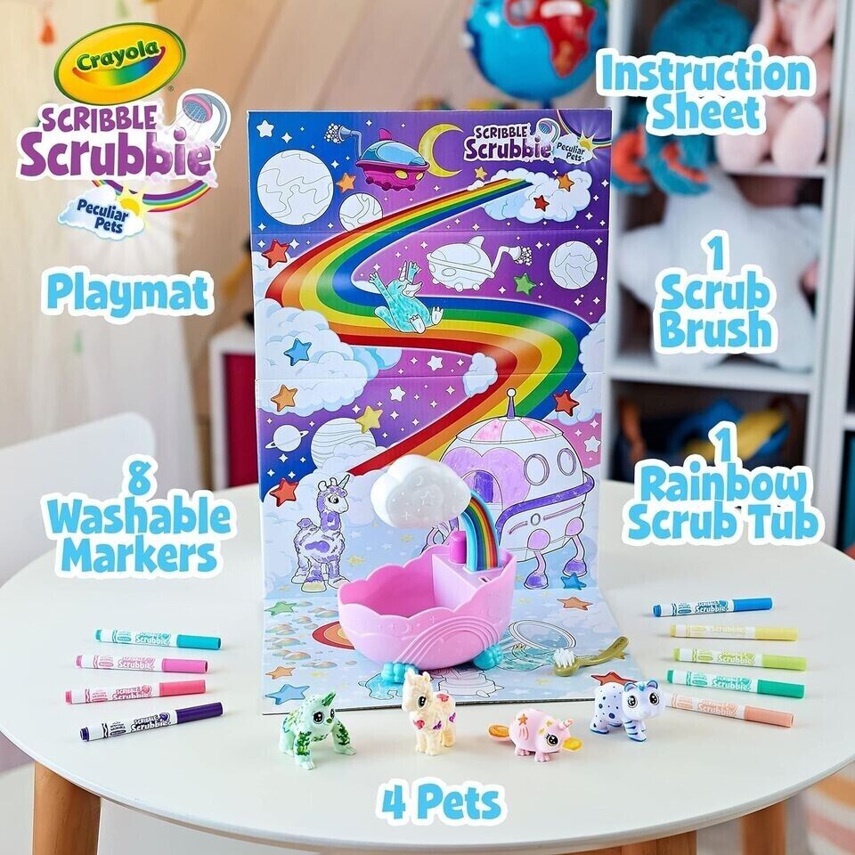 Crayola Scribble Scrubbie Peculiar Pets Set thumbnail