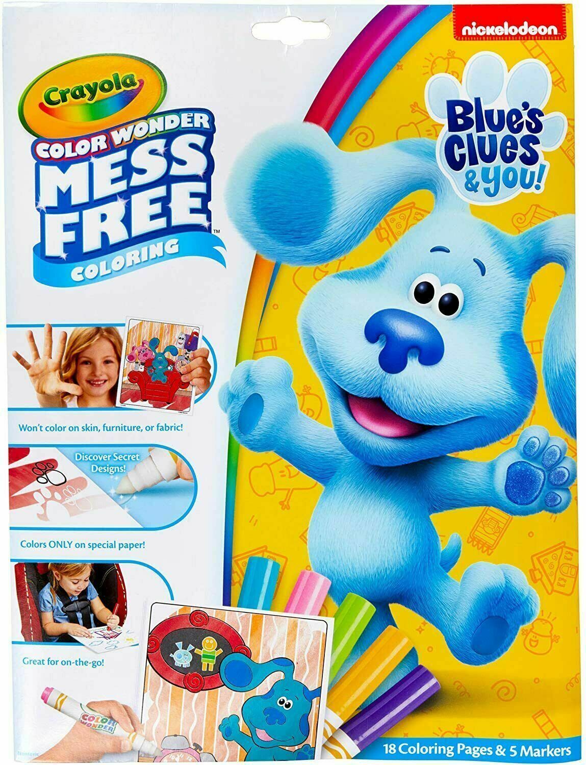 Crayola Color Wonder Blues Clues & You! Mess Free Coloring Pages thumbnail