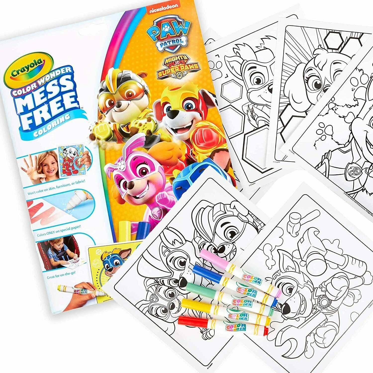 Crayola Paw Patrol Super Paws Color Wonder thumbnail