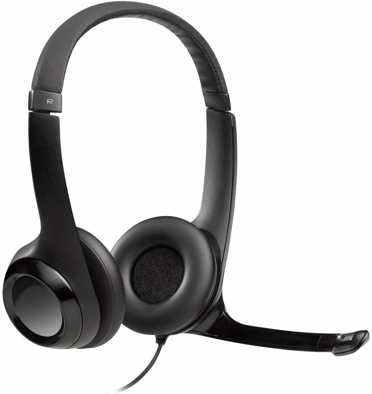 Logitech New h390 USB Headset with noise canceling Microphone H390 thumbnail