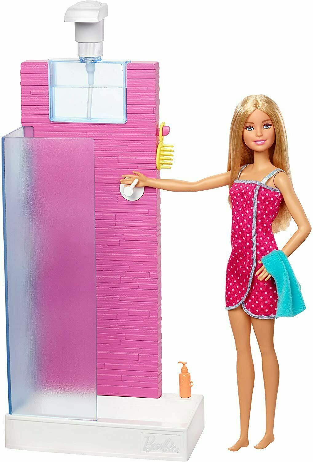 Barbie Doll Shower Playset & Bath Accessories thumbnail