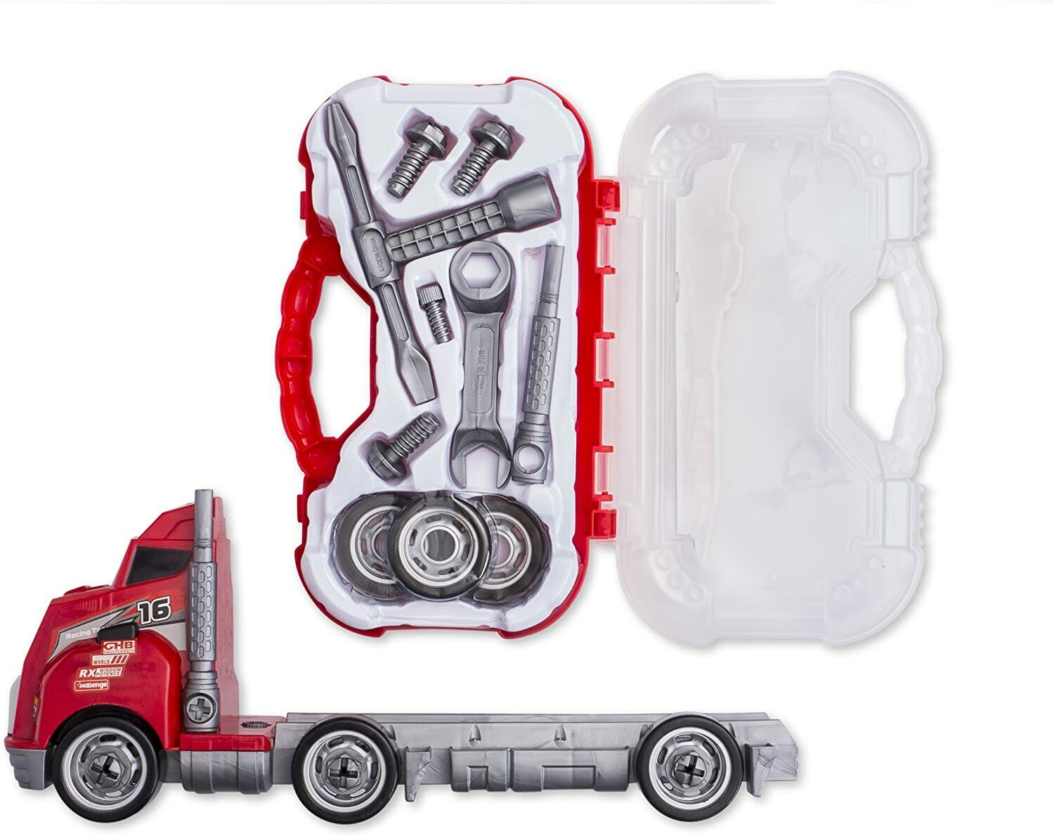 Big Daddy Transport Toy Truck With Tools To Take Apart BD-758836 thumbnail