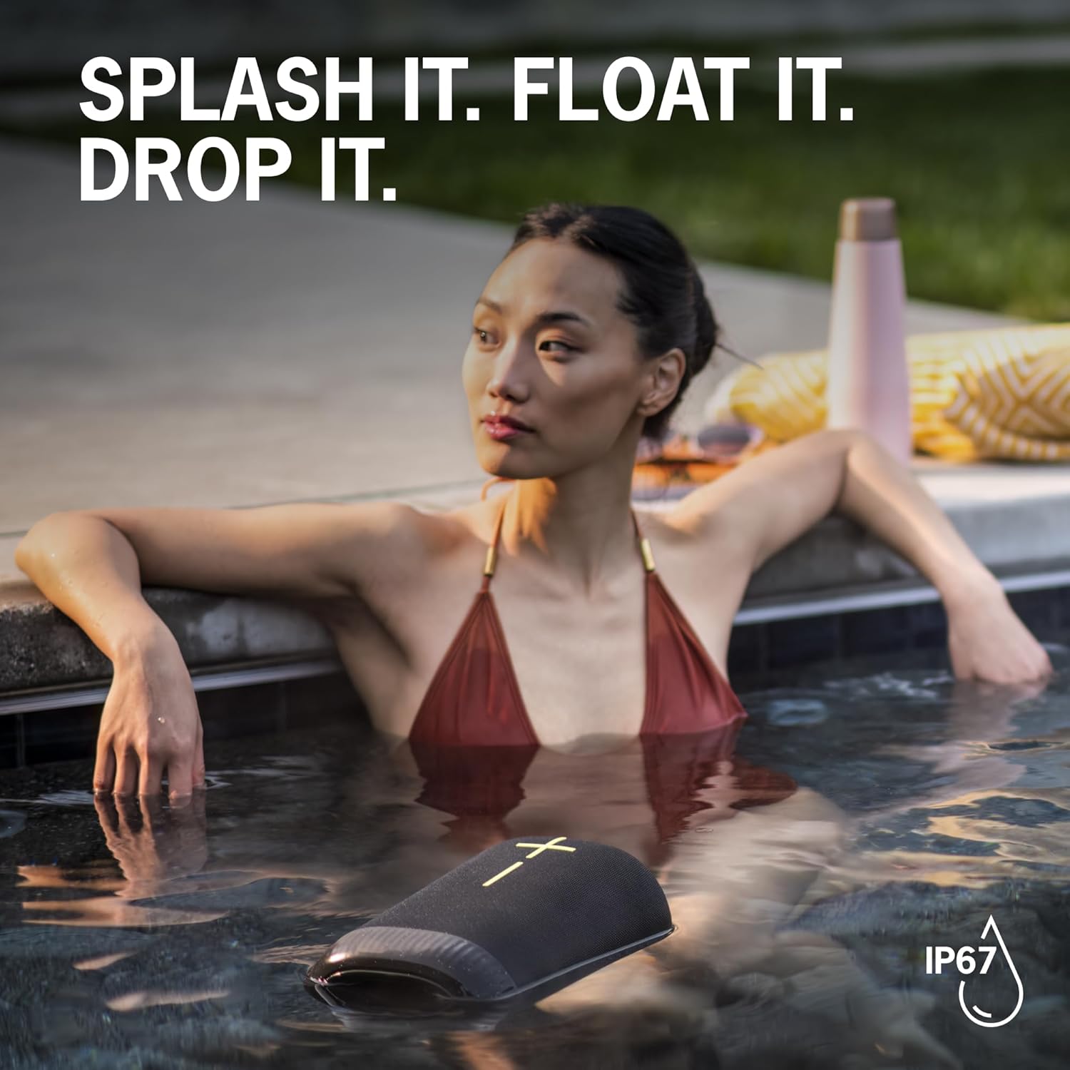 Ultimate Ears EPICBOOM, Portable Wireless Bluetooth Speaker, Big Bass Waterproof, Floatable, - White thumbnail