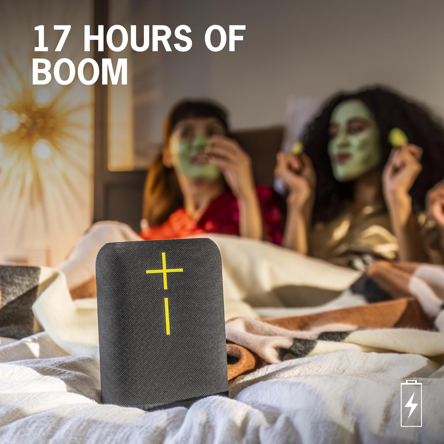 Ultimate Ears EPICBOOM, Portable Wireless Bluetooth Speaker, Big Bass Waterproof, Floatable, - White thumbnail