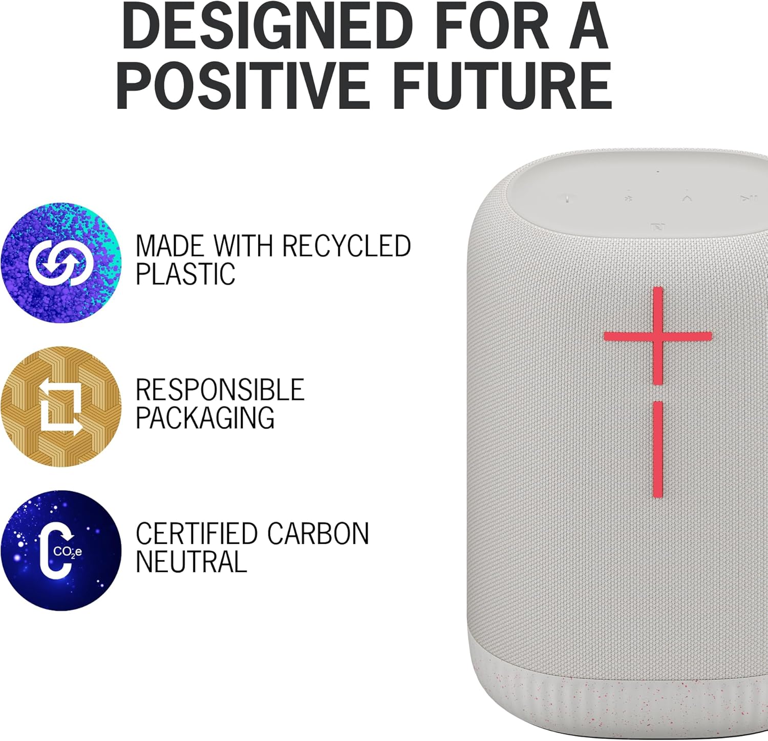 Ultimate Ears EPICBOOM, Portable Wireless Bluetooth Speaker, Big Bass Waterproof, Floatable, - White thumbnail