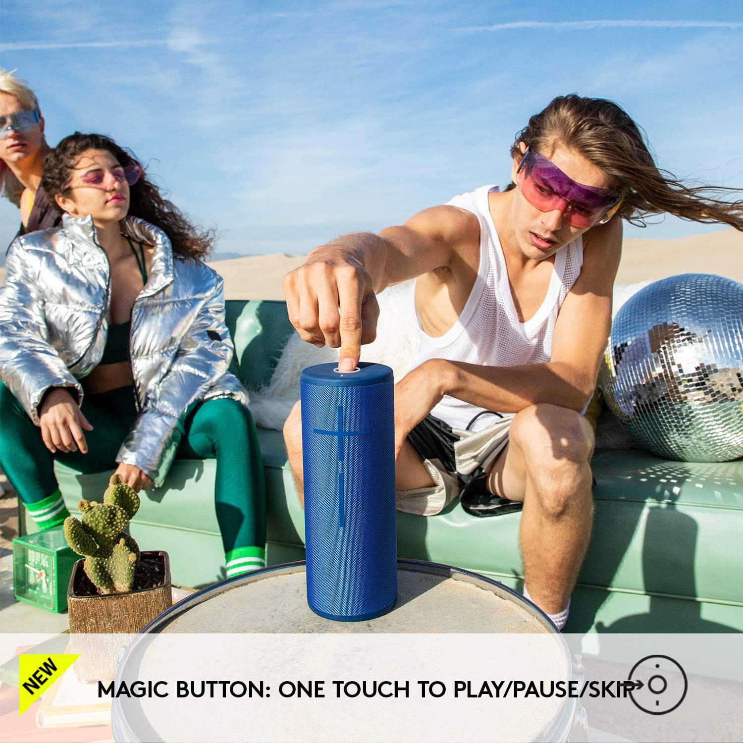 Ultimate Ears MEGABOOM 3 Portable Wireless Bluetooth Speaker –  Thundering Bass, Waterproof, 360° Audio, Deep Bass, Long Battery Life, Rugged Design, Party Boost, Immersive Experience, Wireless Range, Premium Audio, Shockproof, Compact. 984-001392 thumbnail