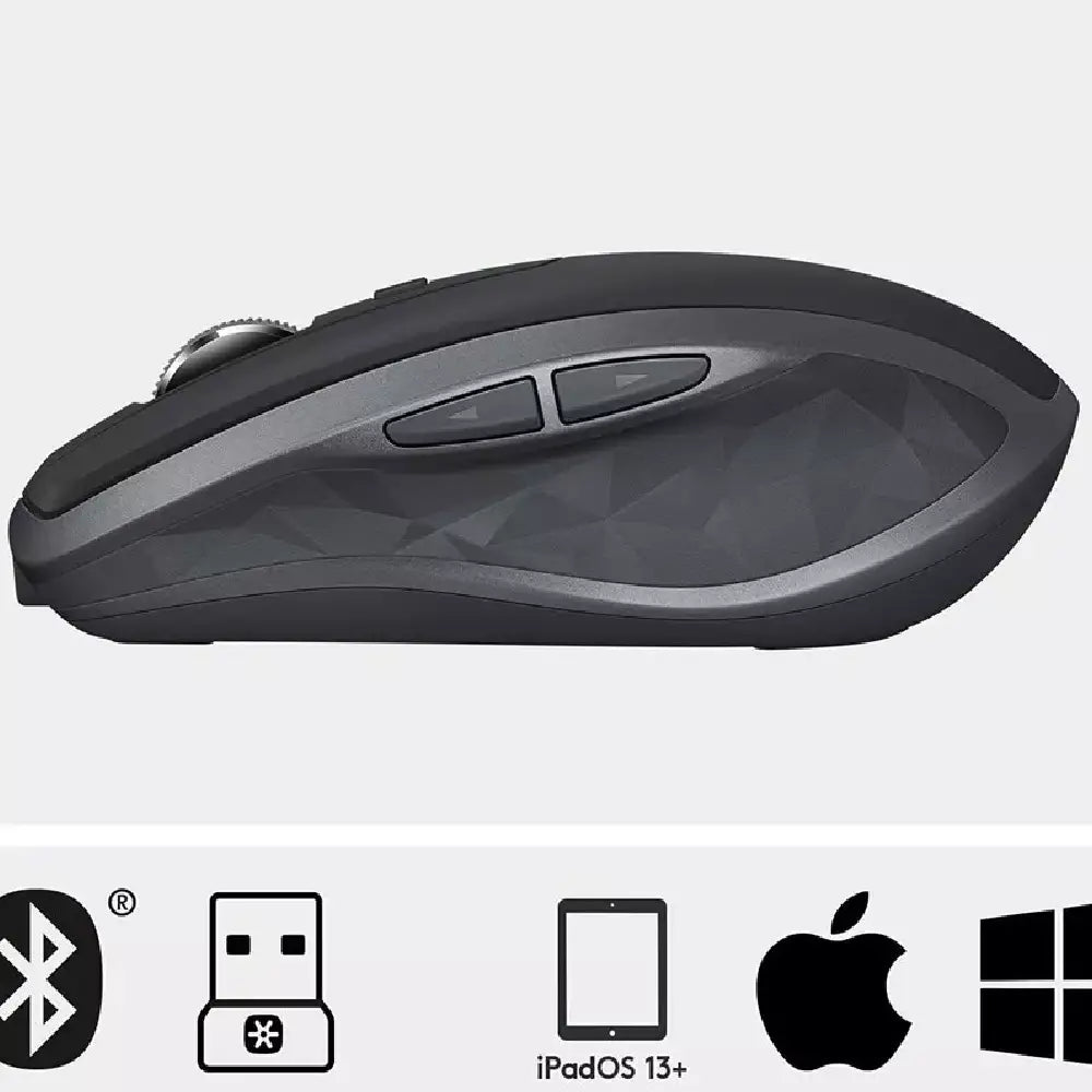 Logitech - MX Anywhere 2S Wireless Laser Mouse - Black 910-005748 thumbnail