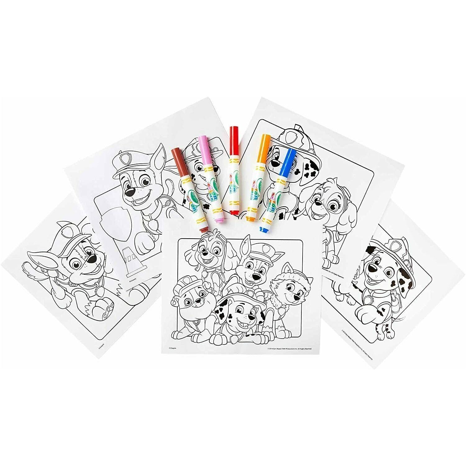 Crayola Paw Patrol Super Paws Color Wonder 75-7995 thumbnail