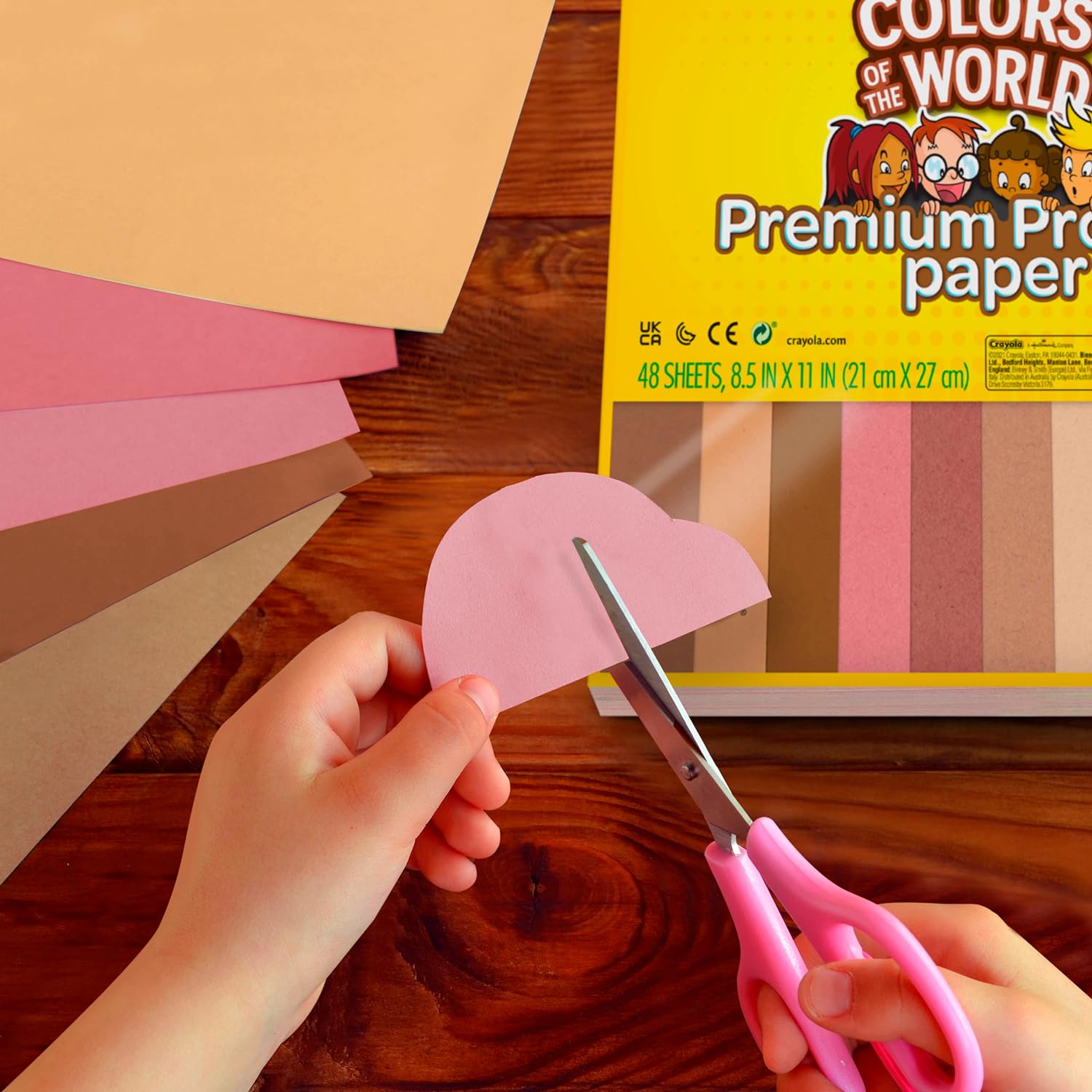 Crayola Colors of The World Construction Paper Premium Project 99-0091 thumbnail