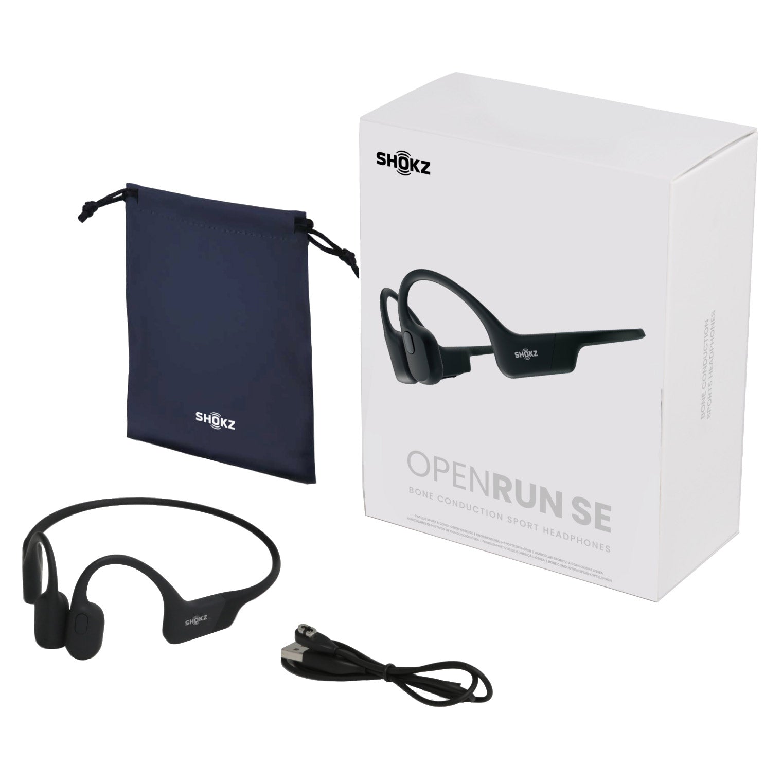 ShokZ Openrun SE- Open-Ear Bluetooth Wireless Bone Conduction Sport Headphones thumbnail