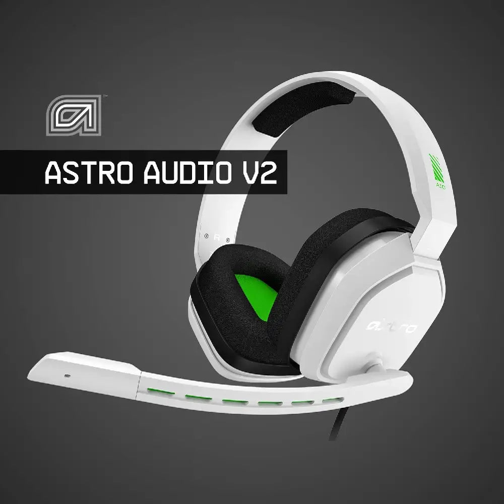 ASTRO Gaming A10 Wired Gaming Headset Xbox One White/Green-BB thumbnail