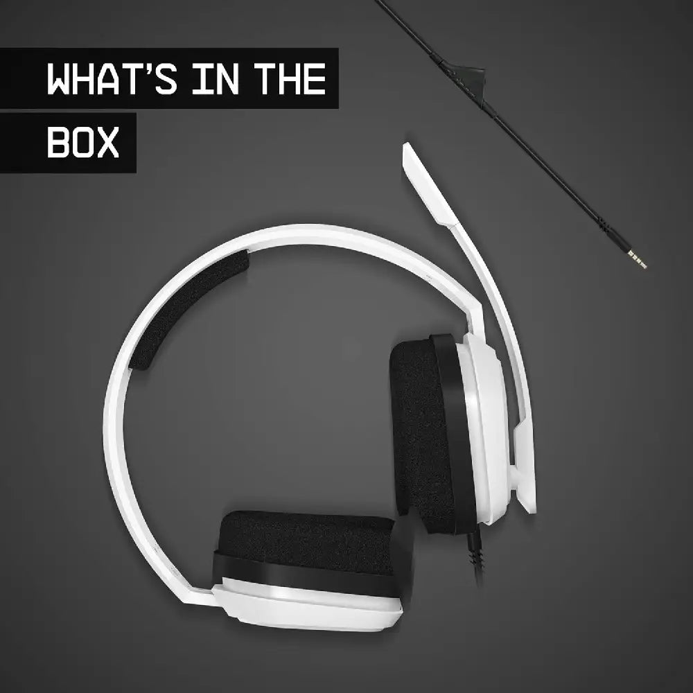 ASTRO Gaming A10 Wired Gaming Headset Xbox One White/Green-BB thumbnail