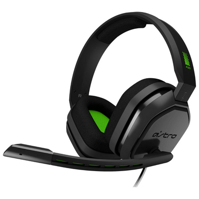 ASTRO Gaming A10 Wired Gaming Headset,  Black/Green 939-001510