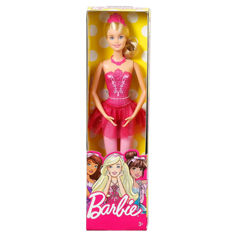 Barbie Fairytale Ballerina Doll Pink DHM42 thumbnail