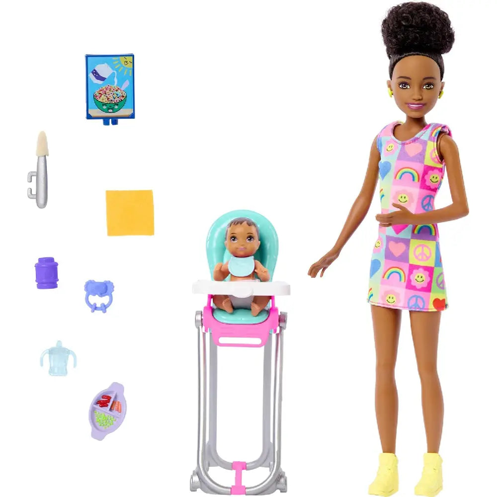 BOX DAMAGED Barbie Skipper Doll & Playset with Accessories, thumbnail