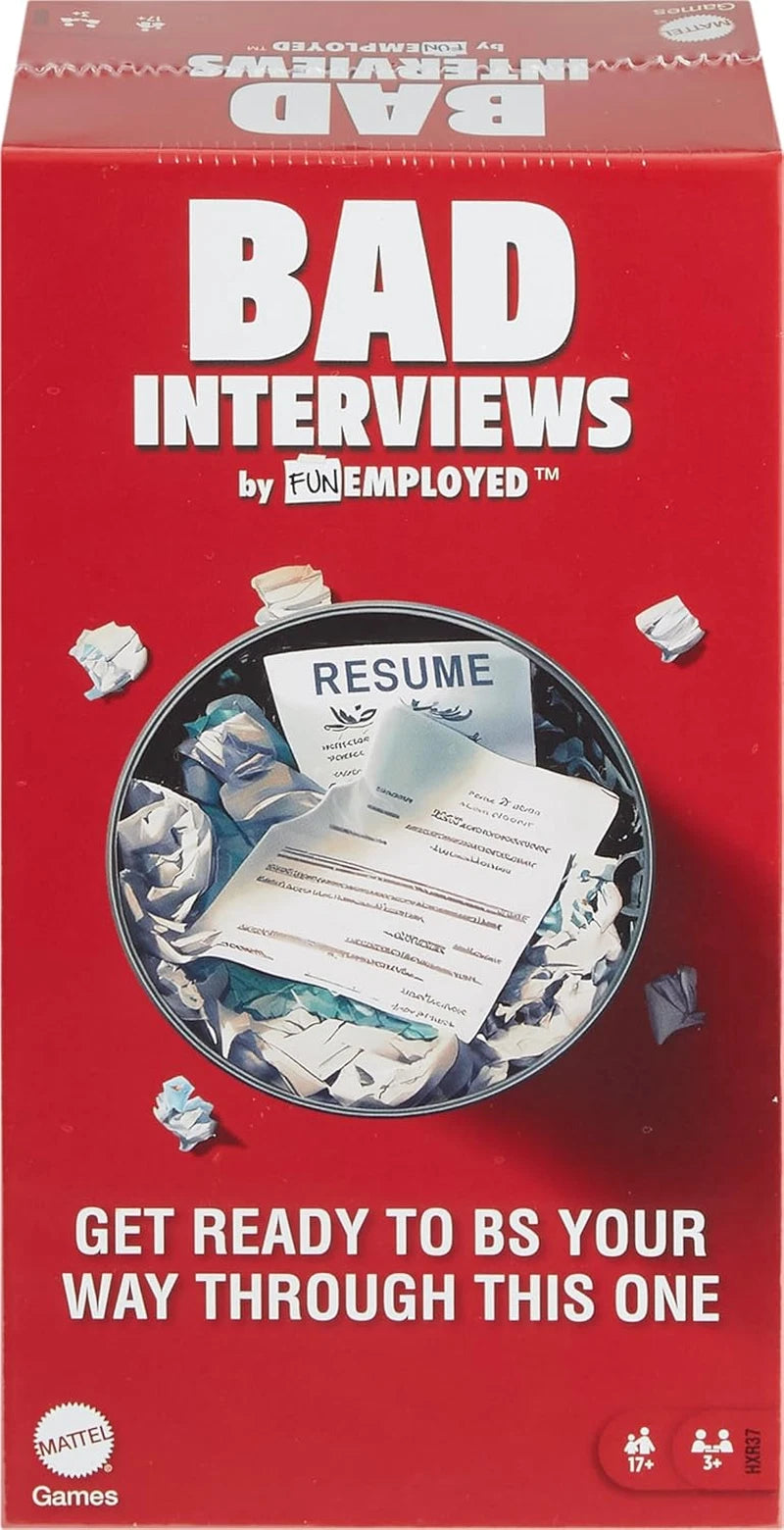 Bad Interviews By Funemployed Party Game For Adults thumbnail