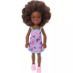Barbie Chelsea Doll, Small Doll with Dark Brown Curly Hair