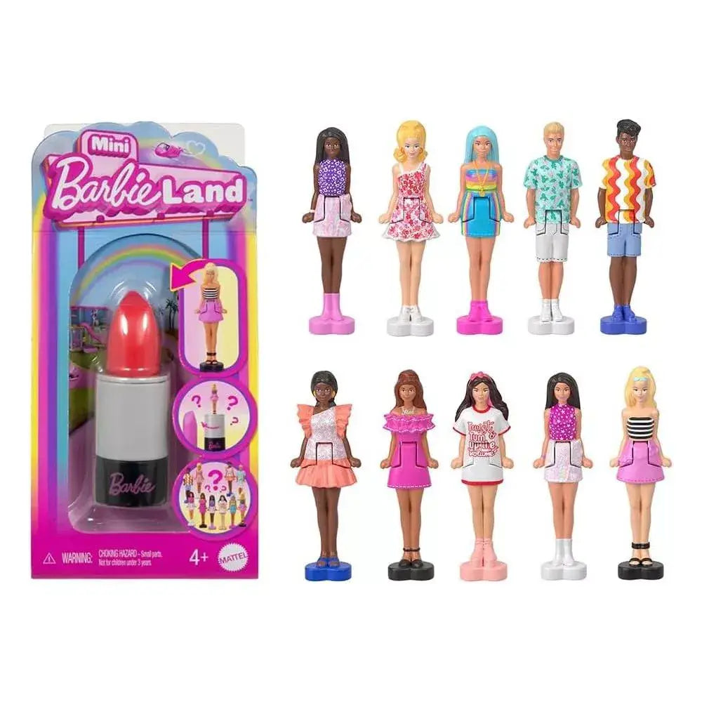 Barbie Mini BarbieLand Fashionistas Dolls, 1.5-inch Dolls in Lipstick Tube 2 PACK thumbnail