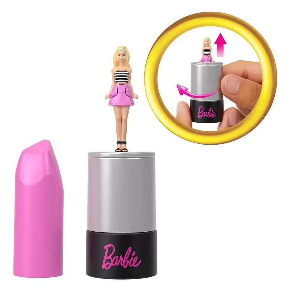 Barbie Mini BarbieLand Fashionistas Dolls, 1.5-inch Dolls in Lipstick Tube 2 PACK thumbnail