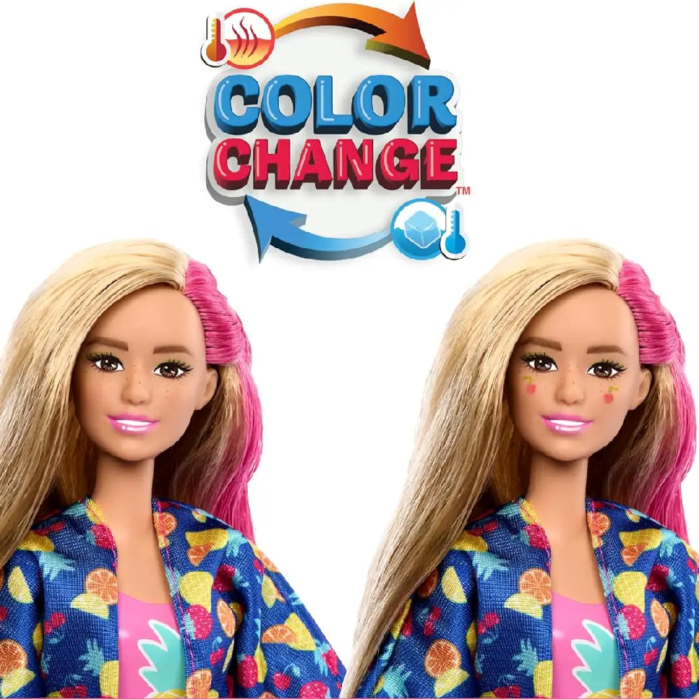 Barbie Pop Reveal Doll & Accessories, Rise & Surprise Fruit Series Gift Set thumbnail