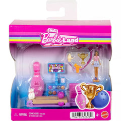 Barbie Mini Barbie Land Bowling Alley Playset with 1.5-Inch Doll