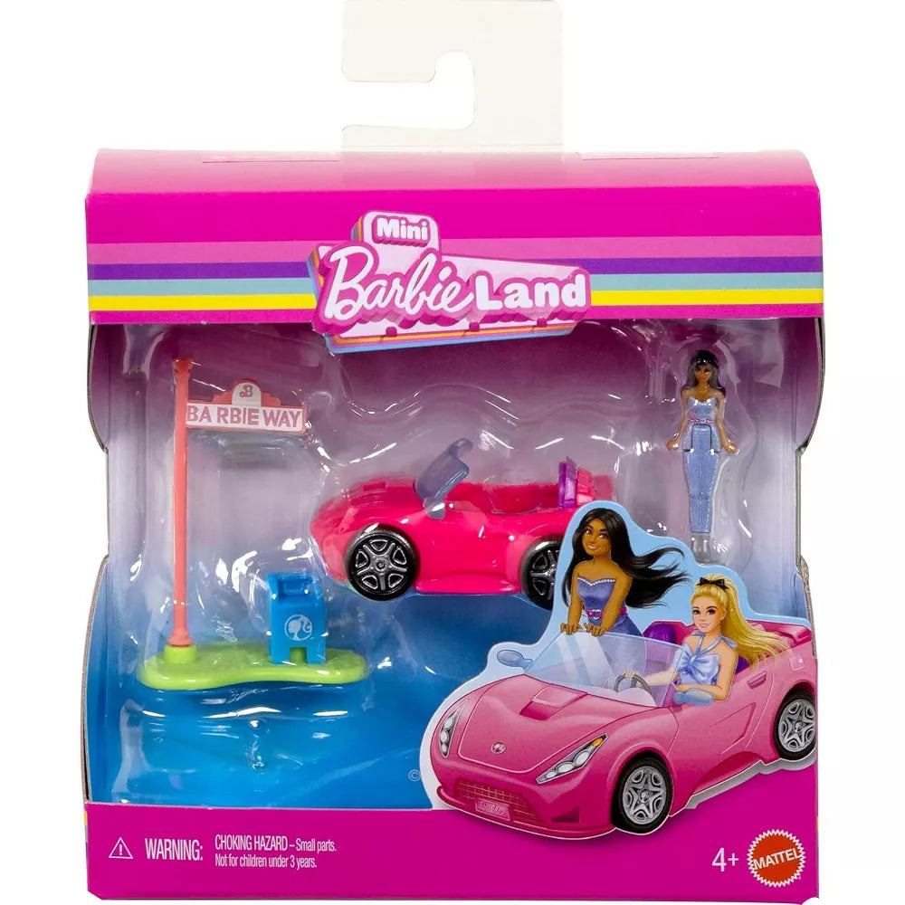 Barbie Mini Barbie Land Convertible Playset with 1.5-Inch Doll