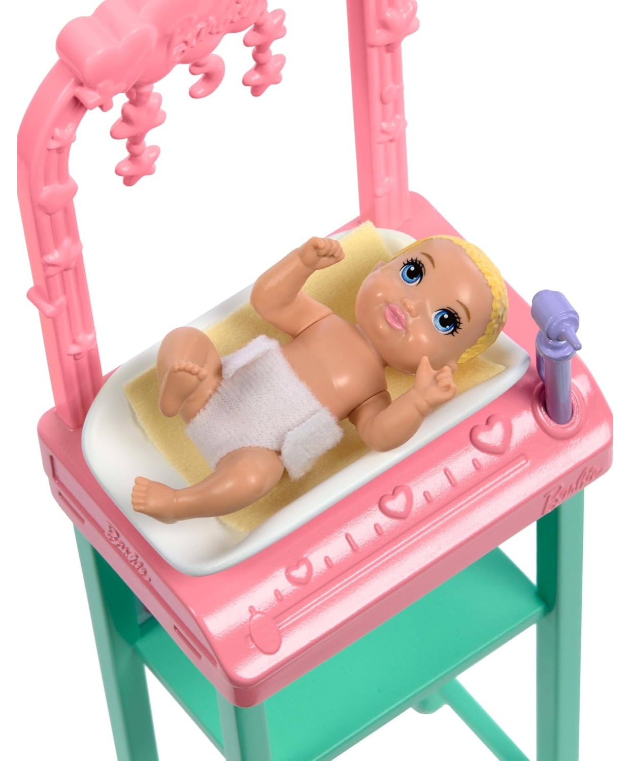 Barbie Baby Doctor Playset with Brunette Fashion Doll in Pink Scrubs, Infant Doll & Medical Accessories thumbnail
