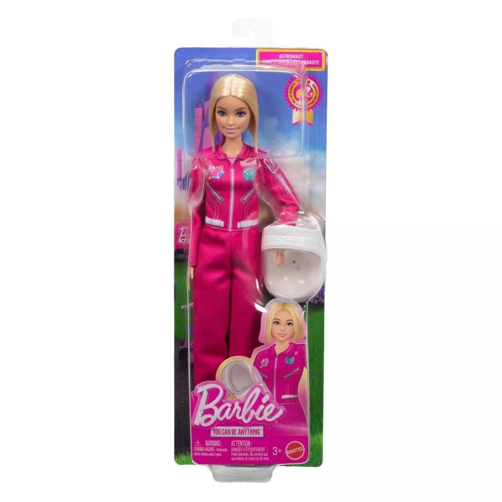 Barbie Careers Astronaut Fashion Doll with Spacesuit & Helmet thumbnail