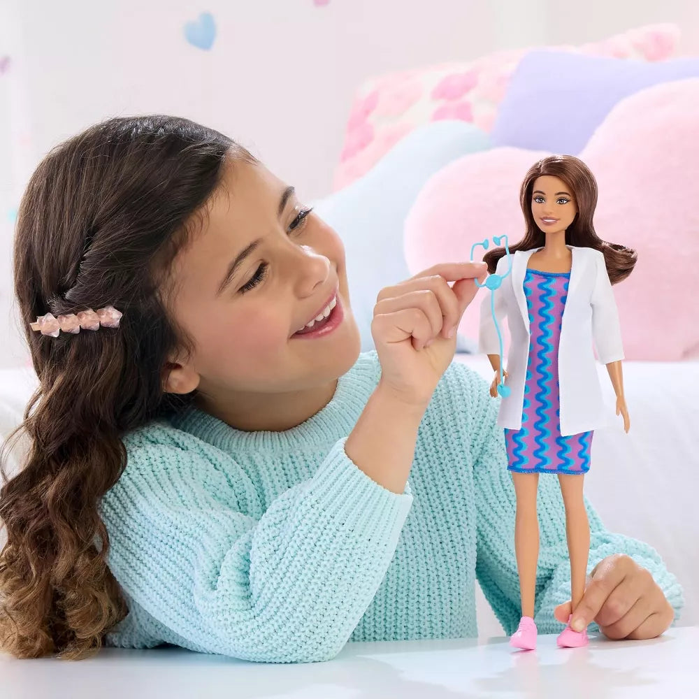Barbie Careers Doctor Doll with Stethoscope thumbnail