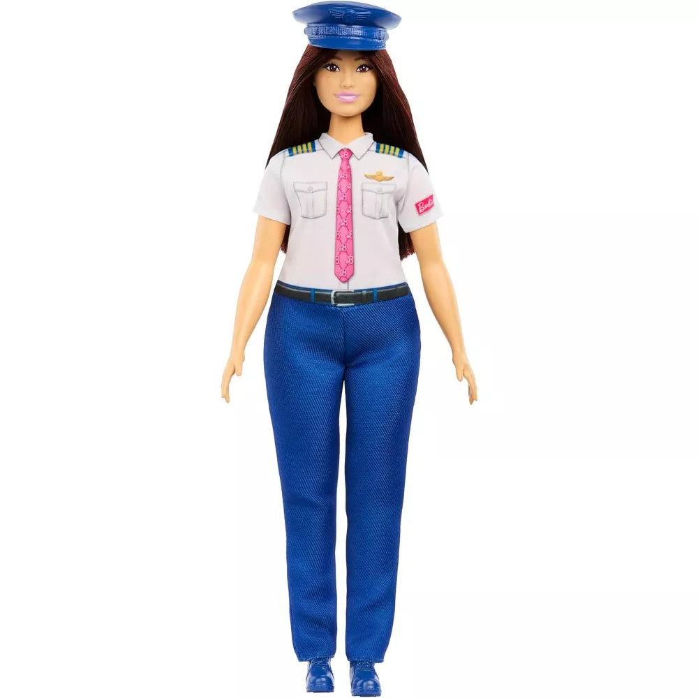 Barbie Careers Pilot Fashion Doll with Hat & Uniform