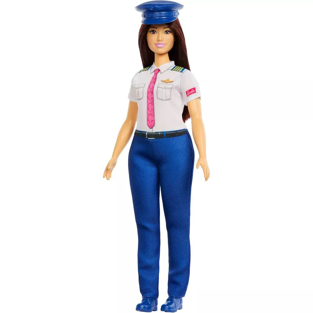 Barbie Careers Pilot Fashion Doll with Hat & Uniform thumbnail