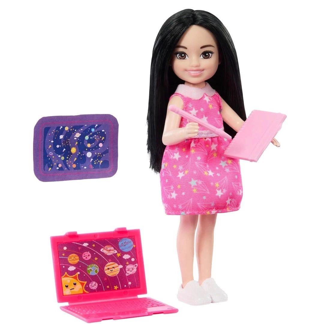 Barbie Chelsea Can Be an Astronomer Playset – Space-Themed Career Doll with Telescope Accessories for Imaginative Learning Play thumbnail