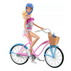 Barbie Doll & Bike Set with Accessories HBY28