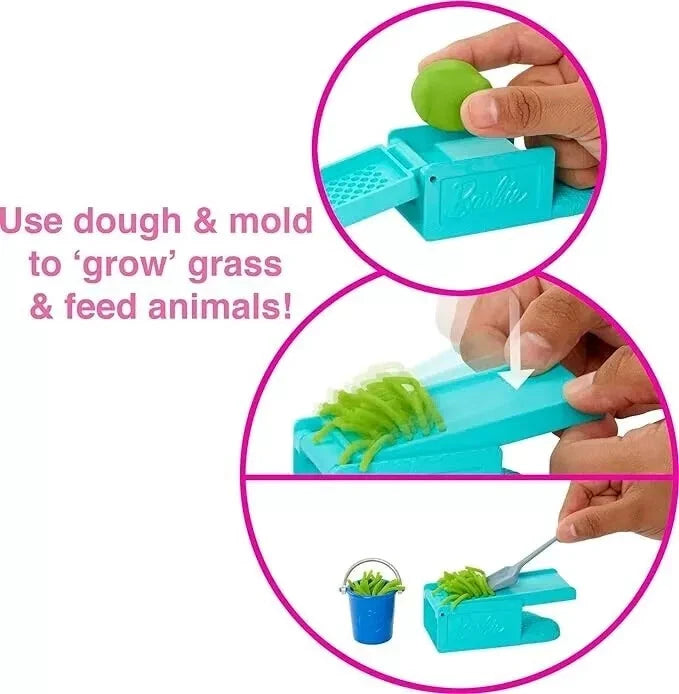 Barbie Doll and Hatch and Gather Egg Farm Playset with Doll, Animals & Accessories for Kids Imaginative Role Play thumbnail